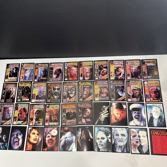 Vtg. 1992 Fangoria Horror Collector Cards Complete Set 90 Cards Comic Images USA - Picture 8 of 14